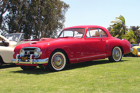 The Nash-Healey like this LeMans coupe are beautiful machines.
