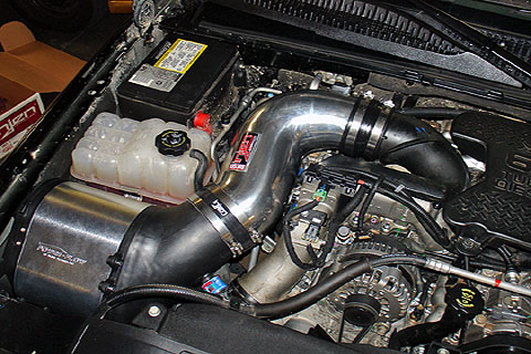 enhance performance of a later model diesel-powered pickup with cold air intake system