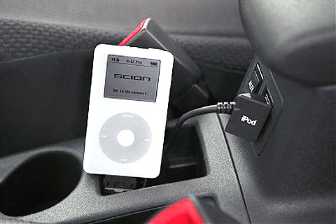 The Scion XB is certainly well-equipped for its price tag, and we particularly like that it has an iPod connection and auxiliary audio jack.