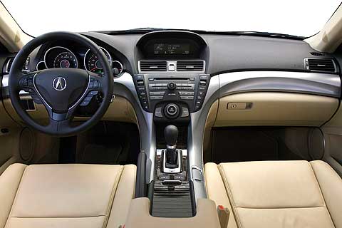 Inside, the Acura TL has the kind of stylish interior you'd expect in a luxury car, with soft leather, upscale trim materials and the perfect execution that's become routine for Honda's luxury arm