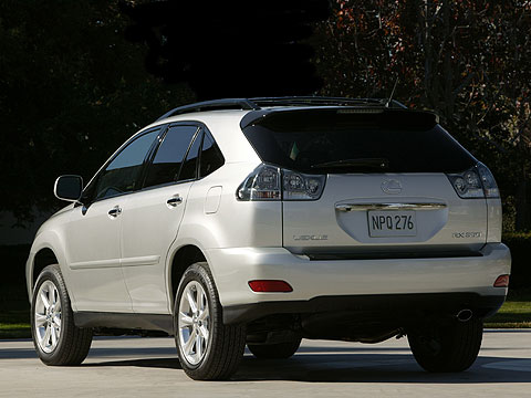 The Lexus RX350 competes against the Acura MDX, Honda Pilot, Infiniti EX crossover mid-size SUV Sport Utility Vehicles.