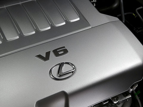 The Lexus RX350 is powered by a 3.5 Liter V6 270 horsepower Engine or optional Hybrid Electric Motor.