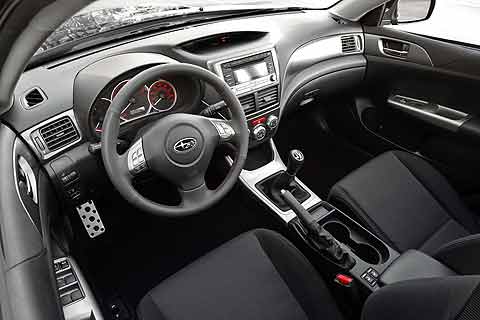 The 2009 Subaru WRX Interior.