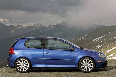 The 2008 Volkswagen R32 high performance compact coupe
